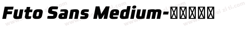 Futo Sans Medium字体转换
